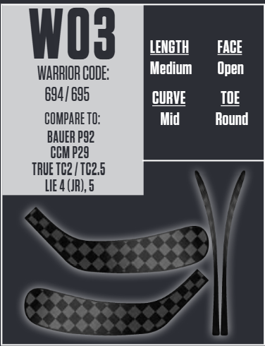 Warrior Covert QR7 Pro Stick Senior